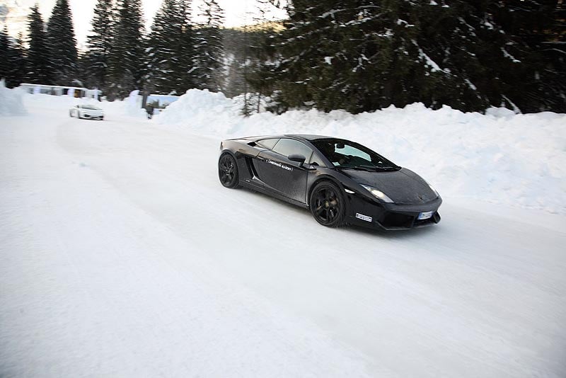 Lamborghini Winter Academy 2009: Feuer auf Eis