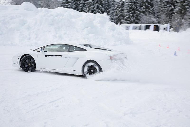 Lamborghini Winter Academy 2009: Feuer auf Eis