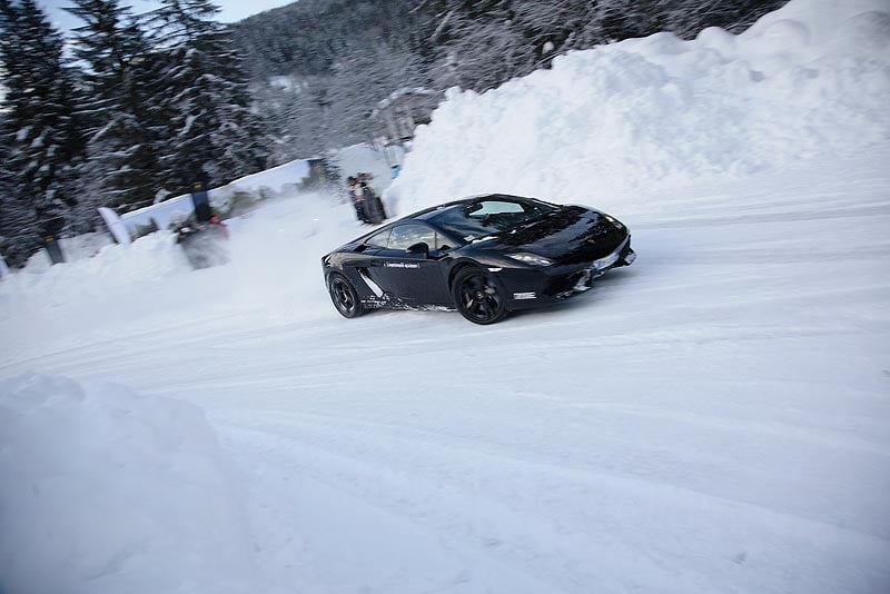 Lamborghini Winter Academy 2009: Feuer auf Eis