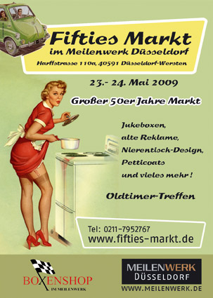 „Fifties Markt“ im Meilenwerk Düsseldorf