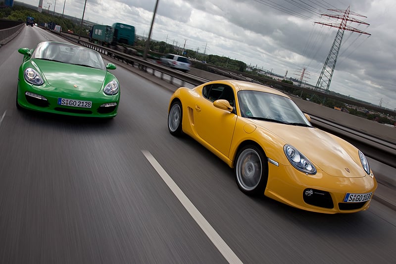 Porsche Boxster S & Cayman S:  Zweimal mit Scharf
