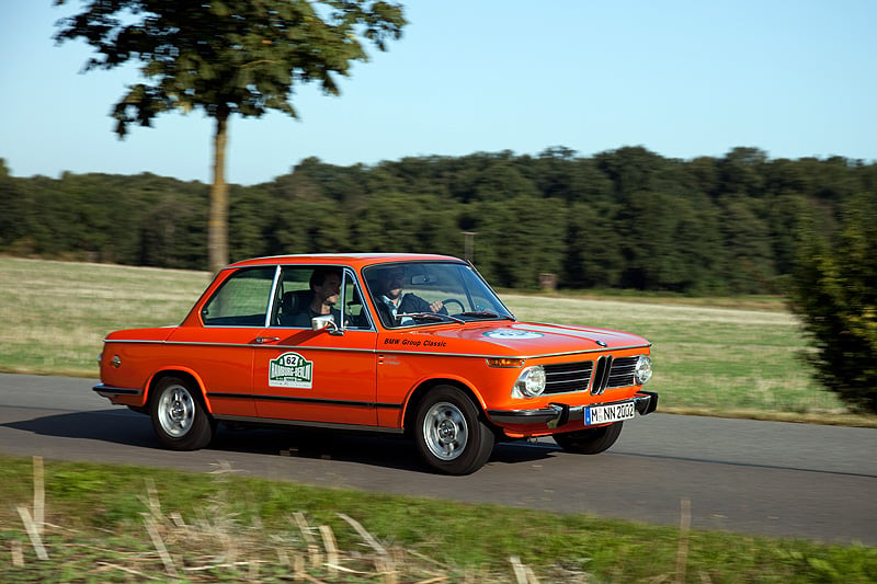 Im letzten BMW 2002 tii von Hamburg nach Berlin