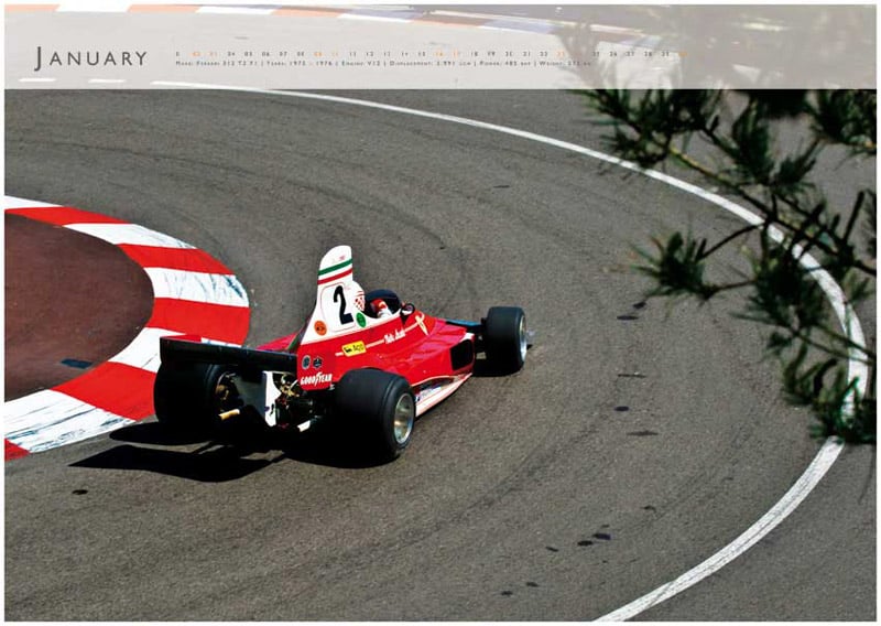 Classiche Sportive Kalender 2010: Formel 1 der 70er