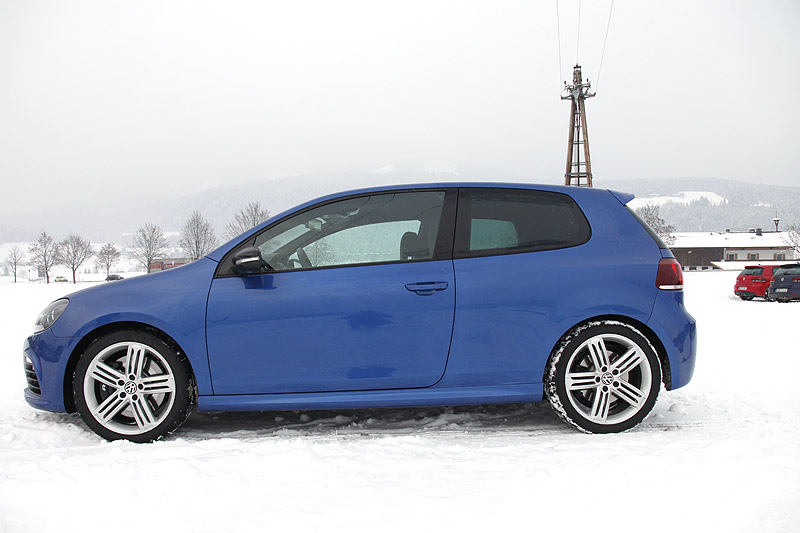 VW Golf R: Eisgolfen in Tirol