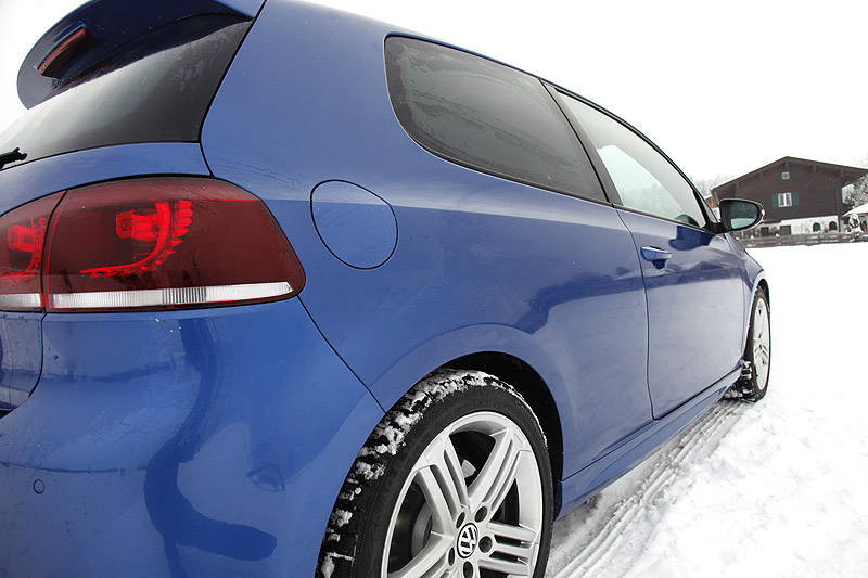 VW Golf R: Eisgolfen in Tirol