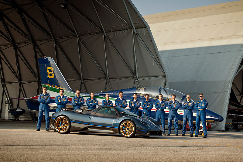 Pagani Zonda Tricolore: Kunstflug-Tribut