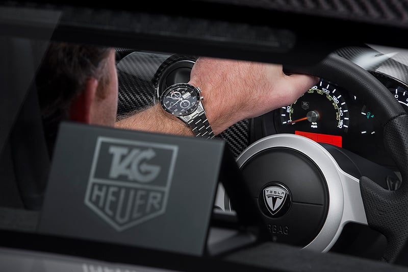 Tesla und Tag Heuer: Partnerschaft auf Zeit