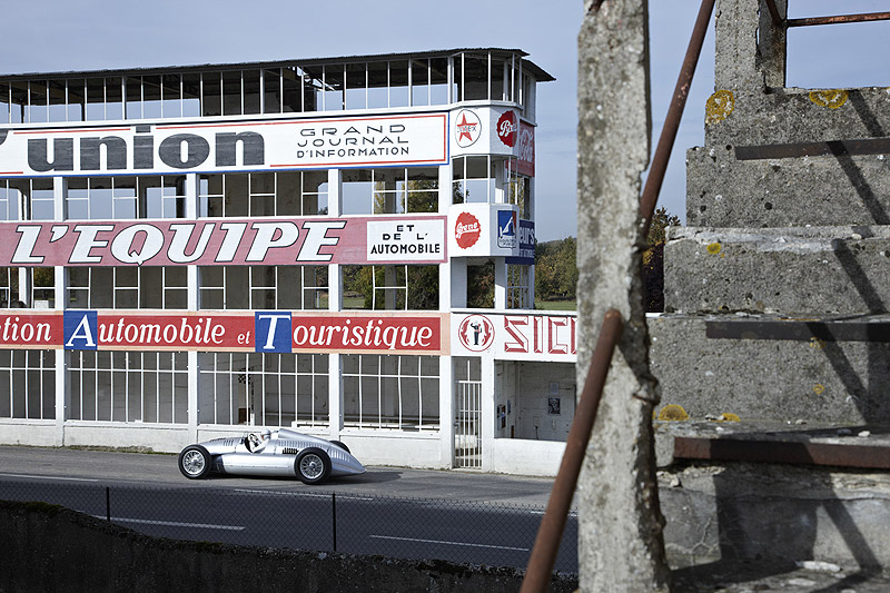 Fotostrecke: Auto Union Silberpfeile auf dem Circuit de Reims