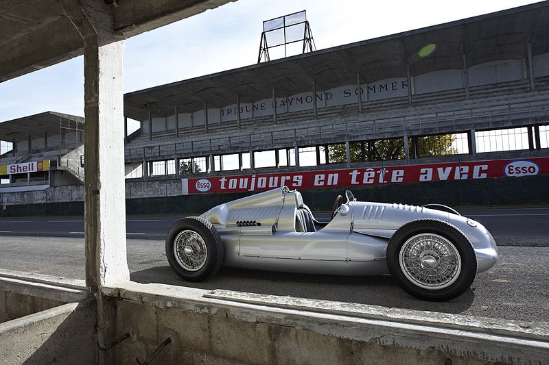 Fotostrecke: Auto Union Silberpfeile auf dem Circuit de Reims