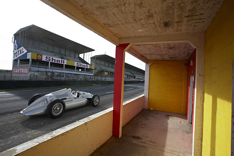 Fotostrecke: Auto Union Silberpfeile auf dem Circuit de Reims