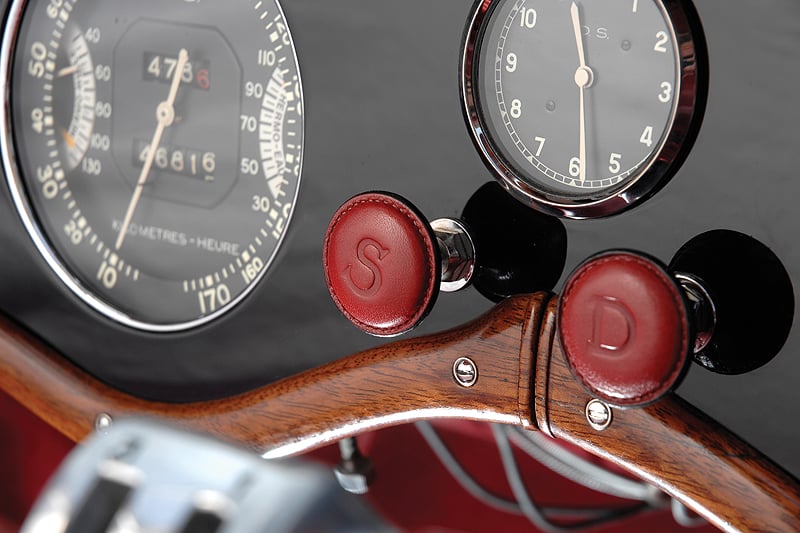 Hermès-Maßanzug für ein Delahaye Cabriolet