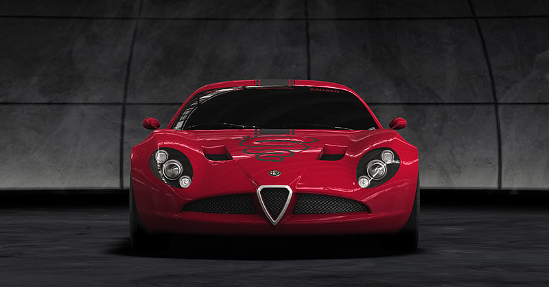 Zagato präsentiert Alfa TZ3 Corsa am Comer See