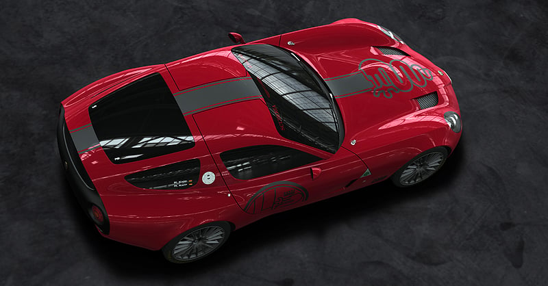 Zagato präsentiert Alfa TZ3 Corsa am Comer See