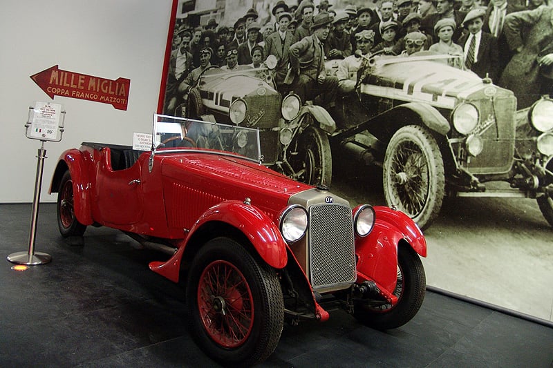 Mille Miglia Museum in Brescia