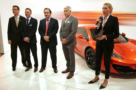 McLaren Pressekonferenz in Hamburg 