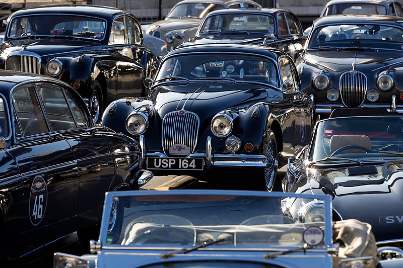 Jaguar 75th Tour from Coventry to Goodwood