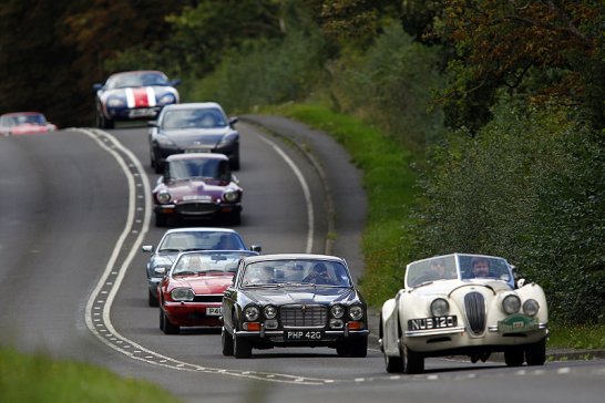 Jaguar 75th Tour from Coventry to Goodwood