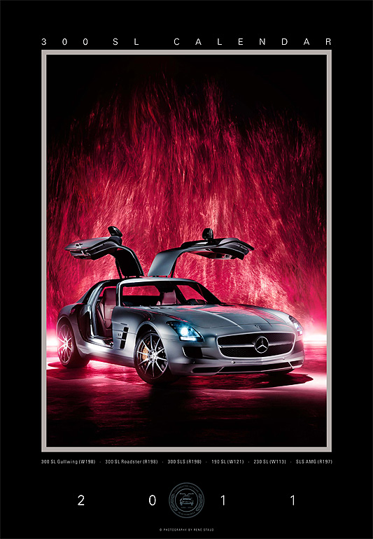 Druckfrisch: René Staud 300 SL Kalender 2011