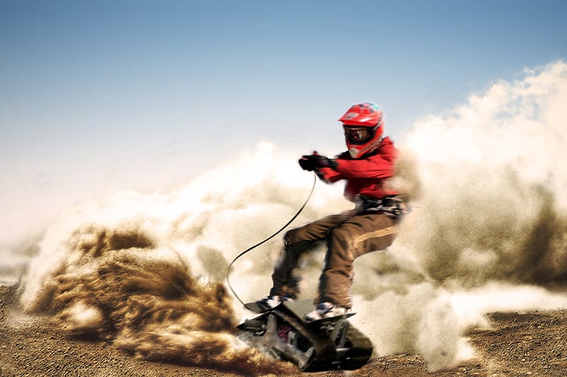 DTV Shredder: Off-Road-Skateboard