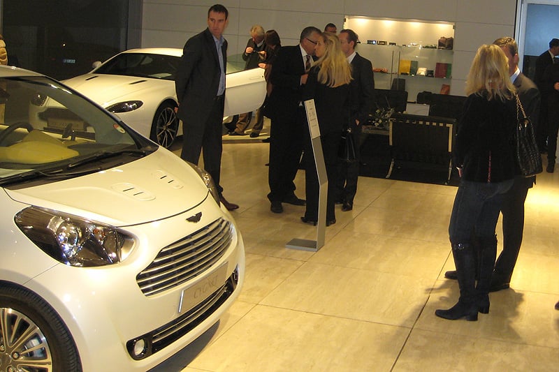 Sneak Preview: Aston Martin Cygnet in Düsseldorf