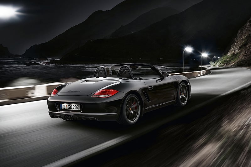 Porsche Boxster S Black Edition: Schwarz in schwarz