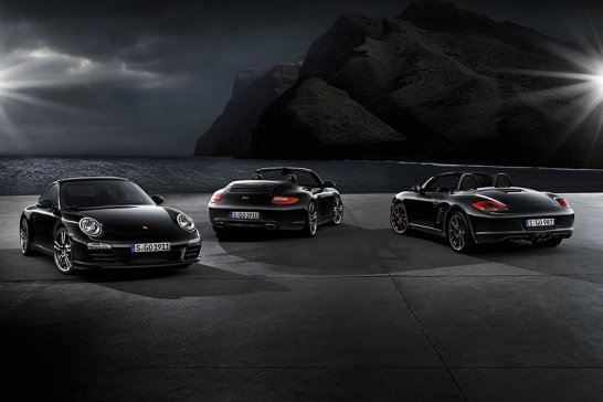 Porsche Boxster S Black Edition: Schwarz in schwarz
