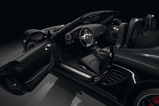 Porsche Boxster S Black Edition: Schwarz in schwarz