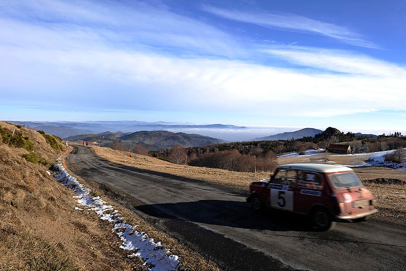 Rauno Aaltonen im Mini zurück bei der Monte