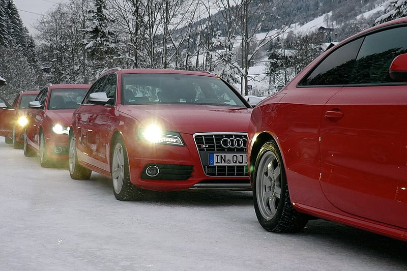 Wintertraining im Audi S4: Das Tal der Querlenker
