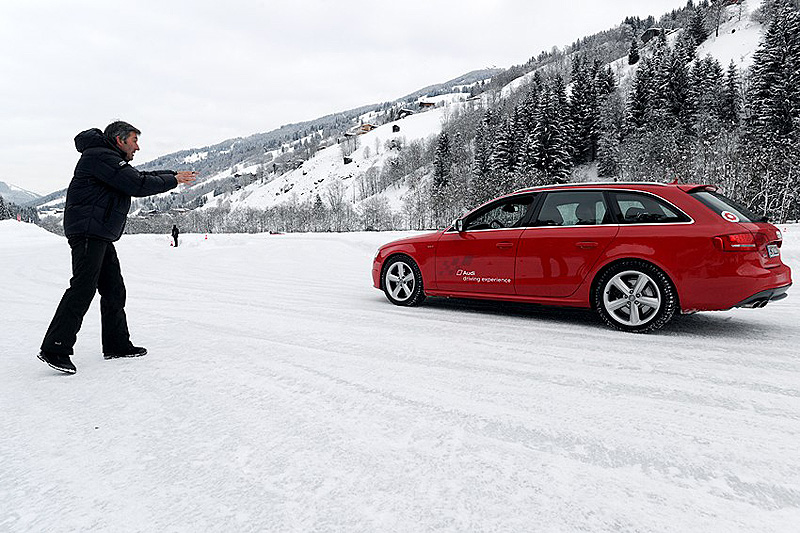 Wintertraining im Audi S4: Das Tal der Querlenker