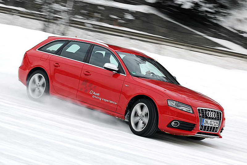 Wintertraining im Audi S4: Das Tal der Querlenker