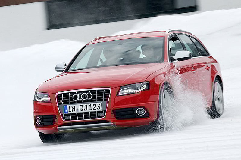 Wintertraining im Audi S4: Das Tal der Querlenker