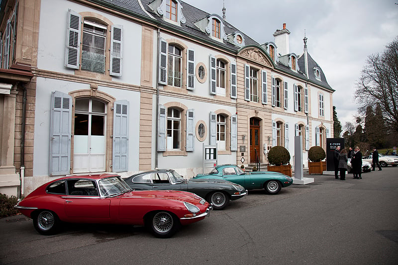 50 Jahre Jaguar E-Type: Jubiläumsfahrt in Genf