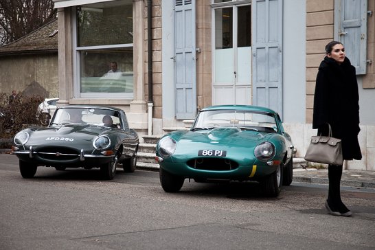 50 Jahre Jaguar E-Type: Jubiläumsfahrt in Genf