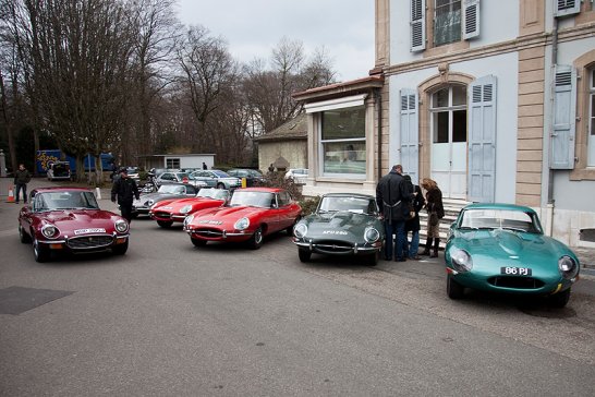 50 Jahre Jaguar E-Type: Jubiläumsfahrt in Genf