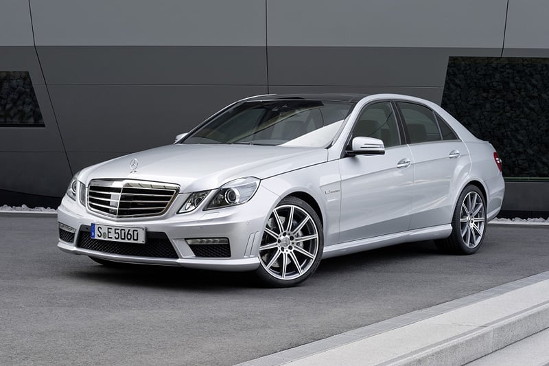 Mercedes-Benz E63 AMG with new AMG 5.5-litre Twin-turbo V8