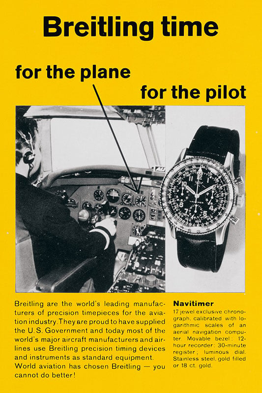 Icons of watchmaking history no.2: Breitling Navitimer