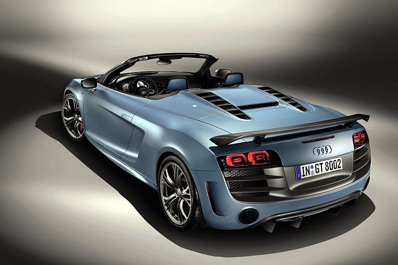 Audi R8 GT Spyder: more power, less weight