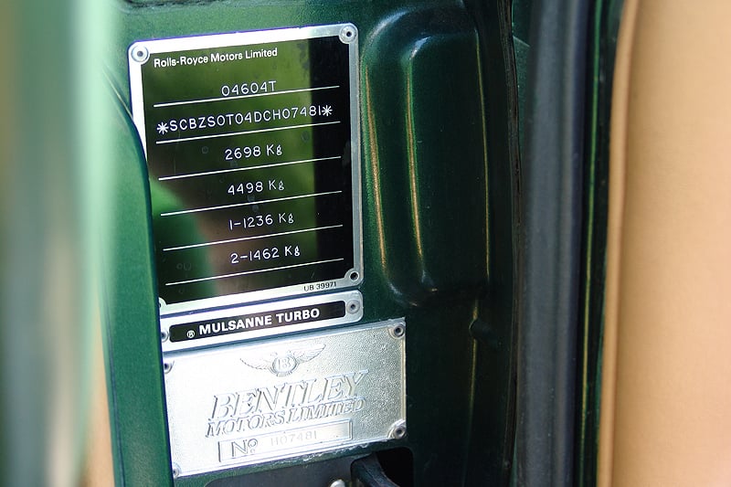 Bentley Mulsanne Turbo