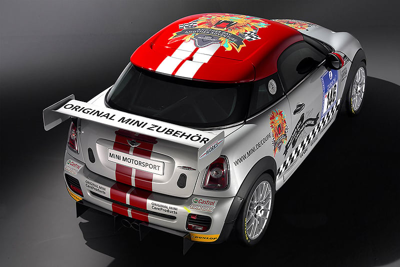 Mini Coupé Rennversion startet beim 24h-Rennen