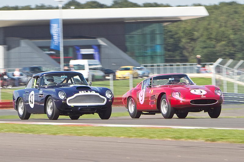 Jaguar E-Type Rekordtreffen bei der Silverstone Classic 2011