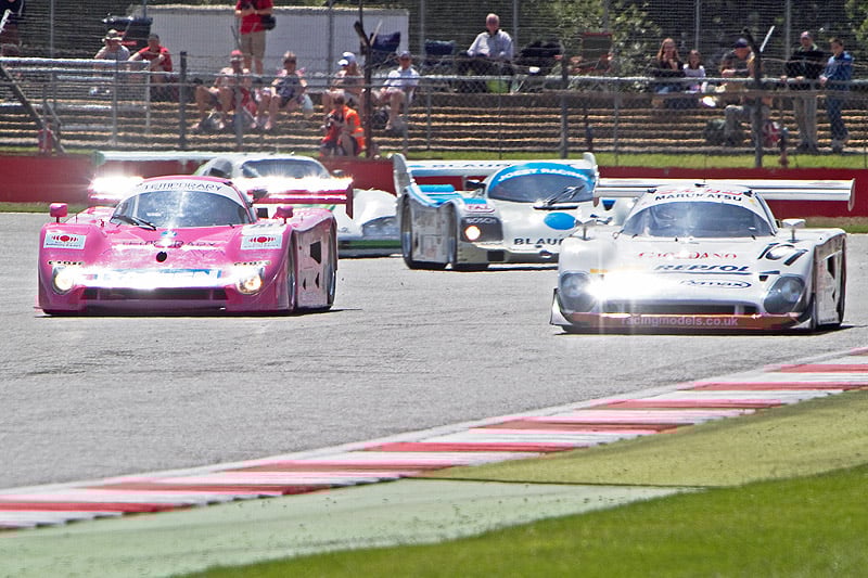Jaguar E-Type Rekordtreffen bei der Silverstone Classic 2011