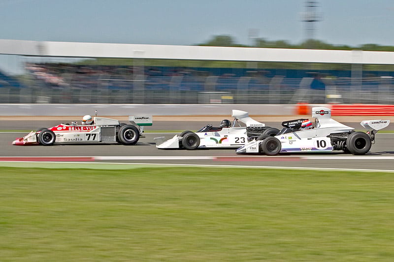 Jaguar E-Type Rekordtreffen bei der Silverstone Classic 2011