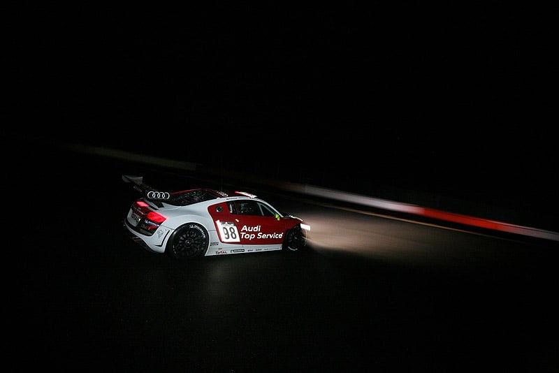 24h-Rennen Spa: Ein Regenballett