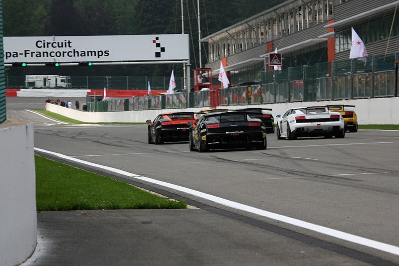 24h-Rennen Spa: Ein Regenballett