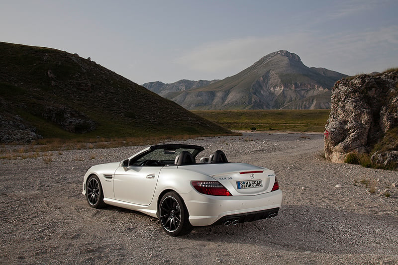 Mercedes-Benz SLK 55 AMG: Mehr Kraft, weniger Durst