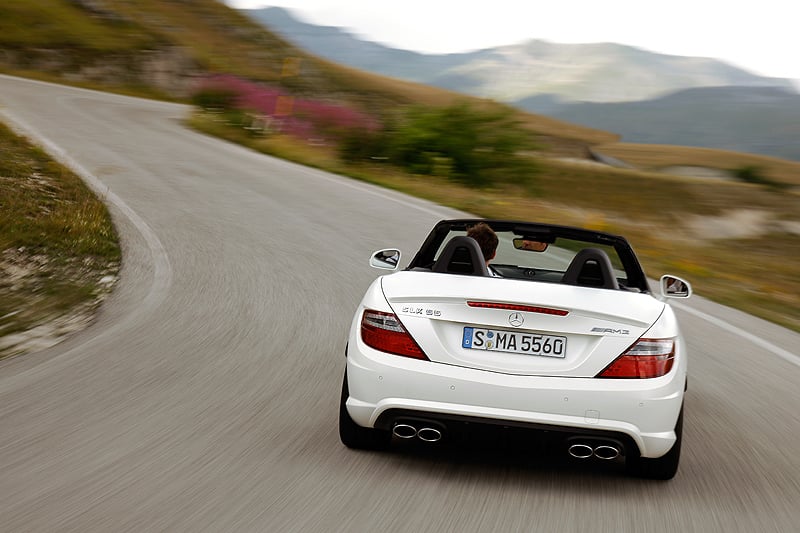 Mercedes-Benz SLK 55 AMG: Mehr Kraft, weniger Durst