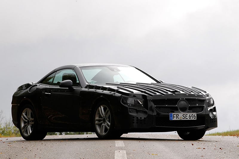 Der neue Mercedes-Benz SL: Prototyp auf Erprobungsfahrt