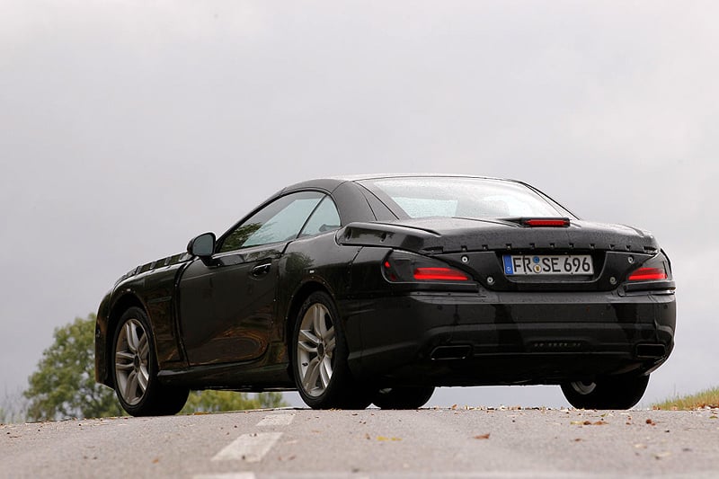 Der neue Mercedes-Benz SL: Prototyp auf Erprobungsfahrt