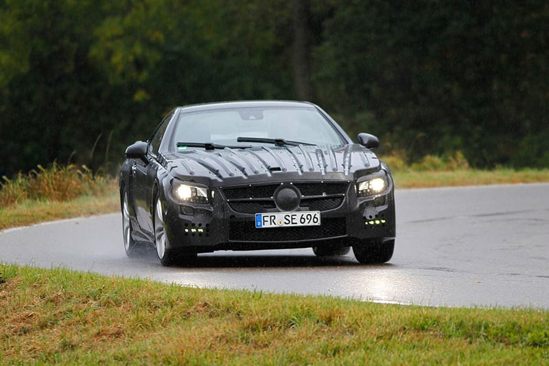 Der neue Mercedes-Benz SL: Prototyp auf Erprobungsfahrt